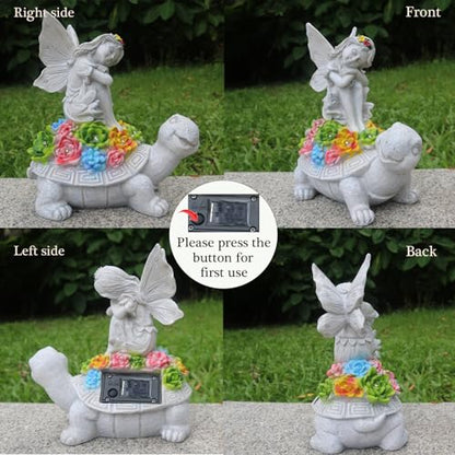 Solar Turtles For Outdoors Solar Turtle Garden Decor Solar Turtle Lights - style: Modern