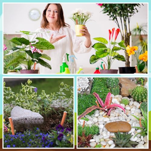 Relaxweex 12 Pcs Worm Plant Water Indicator Ceramic Moisture Sensor, 6 Inch - size: 6 Inch