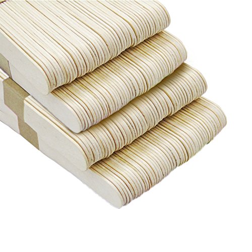 KINGLAKE 6" Wood Garden Plant Labels,150 Pcs Garden Plant Tags,Wood Sticks