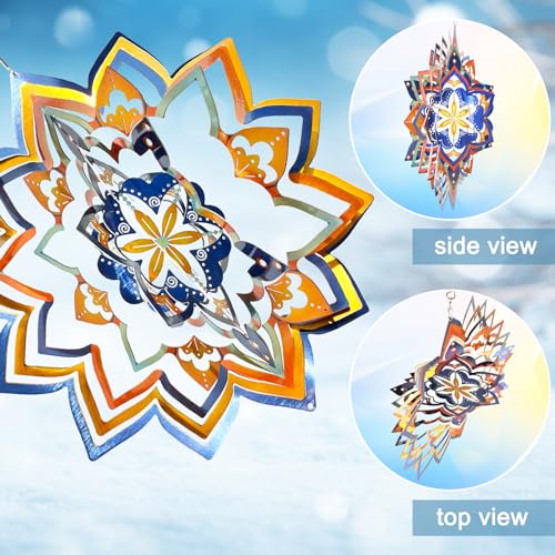 Wind Spinner Mandala Starry Sky Design, Mandala Decoration & Gift - color: Mandala Starry Sky
