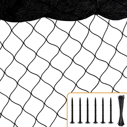 BSTPCOO Bird Netting for Chicken Coop, 25'x50' with 2.4" Square Mesh - size: 25'×50'-2.4''