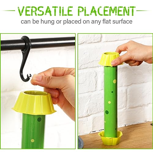 Qualirey 12 Pcs Sticky Fly Trap Fly Stick with Hook, Stylish Style - style: Stylish Style