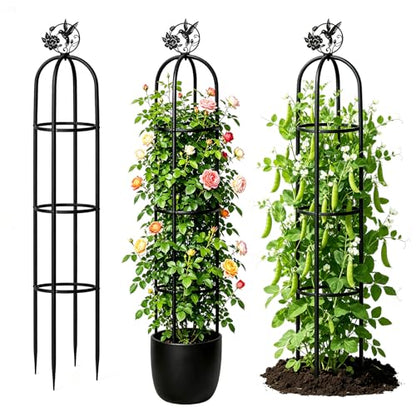 Elegant Outdoor Garden Trellis for Climbing Plants with Premium 100% Metal
