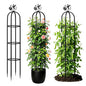 Elegant Outdoor Garden Trellis for Climbing Plants with Premium 100% Metal
