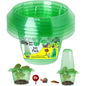 10 Pack Slug Collars for Plants - color: Green 10 PCS