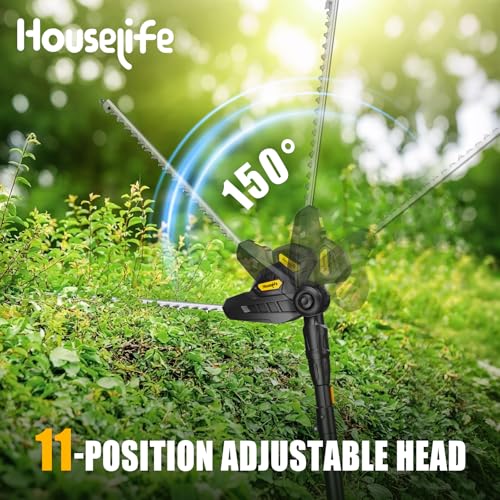 Pole Hedge Trimmer Cordless Compatible with DEWALT 20V Battery, Tool Only