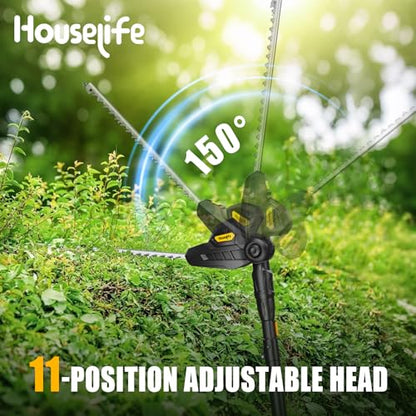 Pole Hedge Trimmer Cordless Compatible with DEWALT 20V Battery, Tool Only