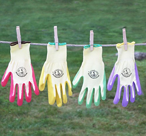 Womanswork Weeding Glove, Pink, Medium - color: Pink, size: Medium