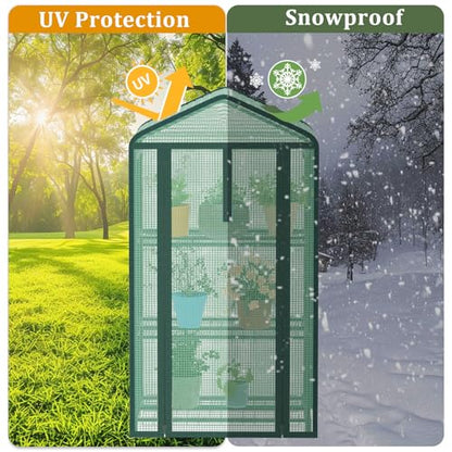 3-Tier Mini Greenhouse for Indoor Outdoor - style: 3-Tier