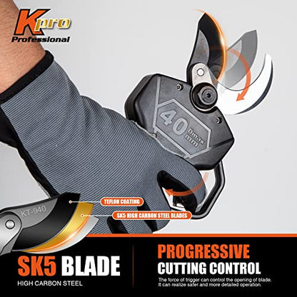 Kebtek Electric Pruners Cordless Pruning Shear 40MM Professional