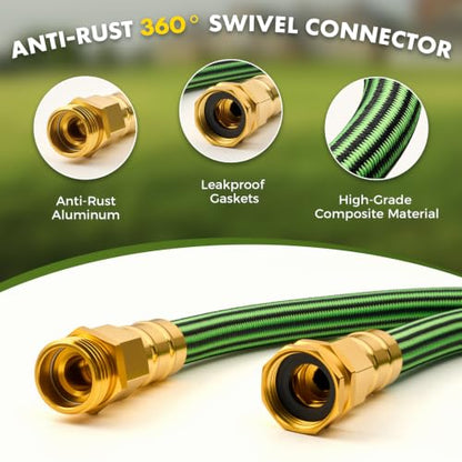 Garden Hose 25FT, Lightweight Flexible Water Hose