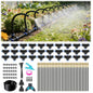 100FT Drip Irrigation System, 1/4" Garden Watering Misting System for Plant - size: 100FT
