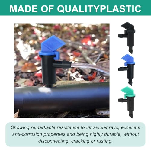 Drip Emitter, 60 Pieces, 3 Sizes (1 GPH, 2 GPH, 4 GPH) - size: 1GPH+2GPH+4GPH,60pcs