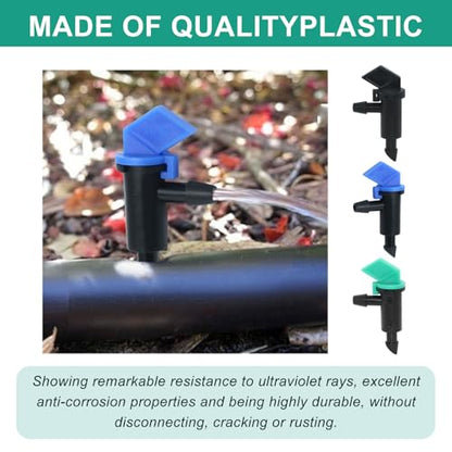 Drip Emitter, 60 Pieces, 3 Sizes (1 GPH, 2 GPH, 4 GPH) - size: 1GPH+2GPH+4GPH,60pcs