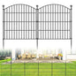 10 Panel No Dig Decorative Garden Fence 24" H x 20'L Outdoor Dog Barrier - size: 24 in(H) X 20 ft(L)