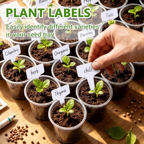36 Pack Clear Nursery Pots with Saucers(3.5/4/5 Inch)