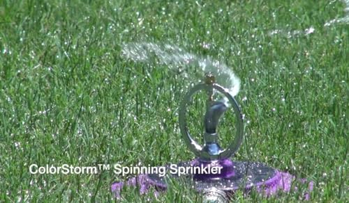 Dramm 15071 ColorStorm Spinning Sprinkler, Red - color: Red