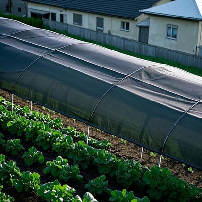 winemana 8x10 FT Black Shade Cloth, Mesh Tarp for Garden Greenhouse Patio - size: 40%-8 FT x 10 FT