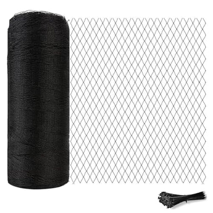 Junflying Bird Netting 25x25 Ft, 1/2" Mesh Heavy Duty Garden Netting - size: 25X25 FT