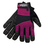 West County Women's Gloves -Work Gloves with Four-Way Spandex Backing - color: Berry, size: Small (Pack of 1)