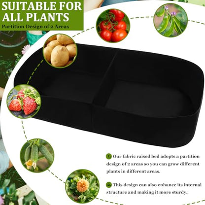 Fabric Raised Garden Bed, 2x4 FT Garden Grow Bags for Vegetables