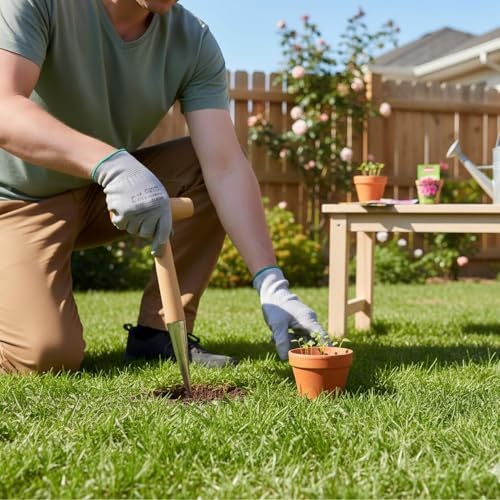 Garden Seed Dibber Planter Tool, Hand Bulb Hole Digger Tool