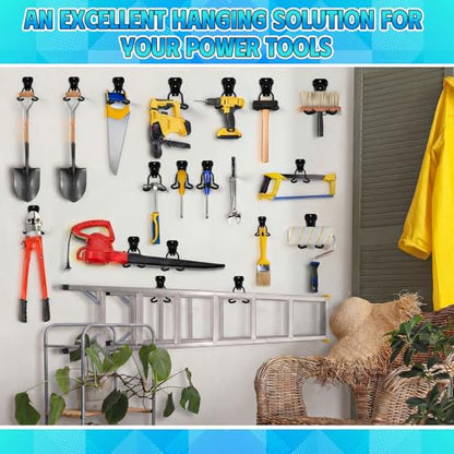6 Pack Hanger Wall Mount Hooks for Garage Rack