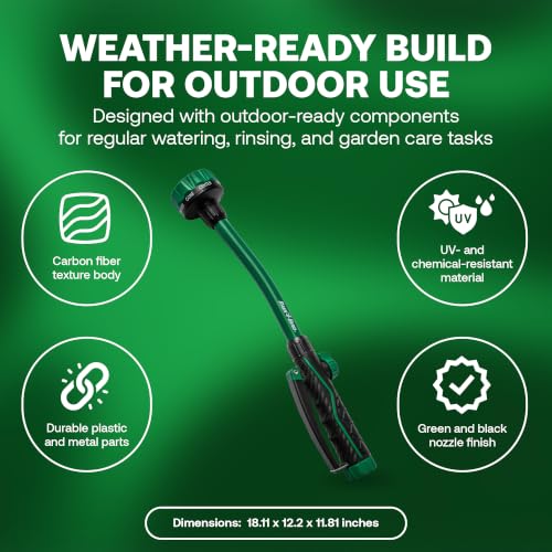 Rain Bird TRNZL8PWAND16 Watering Wand Garden Hose Nozzle, 16 Inch - size: 16 Inches