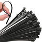 100Pcs 8Inch Heavy Duty Industrial Reusable Cable Wrap Ties - size: Reusable 8Inch 100Pcs