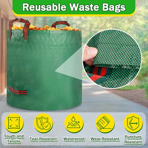 RAINFLOW 42 Gallon Reusable Yard Waste Bags for Lawn & Garden 1PC
