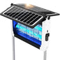 Solar Bug Zapper, 4500V Mosquito Zapper Waterproof for Patio - color: White
