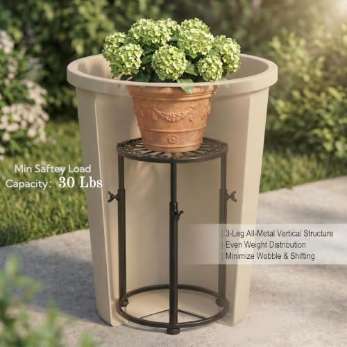 Adjustable Plant Risers for Inside Pots,16-31‘’ Height Adjustable, - size: 16.1~30.7'' Height