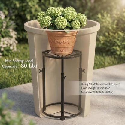 Adjustable Plant Risers for Inside Pots,16-31‘’ Height Adjustable, - size: 16.1~30.7'' Height