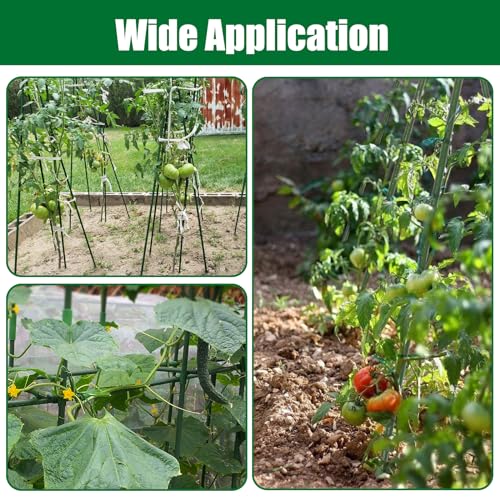 25 Pack 55 Inch Tall Plant Stakes for Tomatoes & Climbing Plants - size: 55 Inches