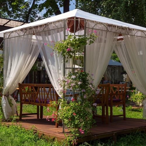15 x 50 ft Garden Mesh Netting Insect Mosquito Net, White, 1 Pcs - size: 15 x 50 ft