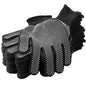 COOHORN 12Pairs Work Gloves Anti-slip Knitted Stretchy Cloth Glove Thin Moist Glove Liners - color: Black