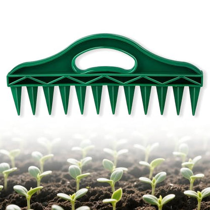 12 Hole Seed Dibber Seed Spacing Tool, Vegetable Seed Planter Tool
