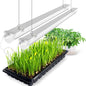 JESLED 2FT Grow Lights, 5000K Full Spectrum Sunlight White, V-Shaped Beam - size: 2FT-2P