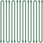 8PCS 18 Inch Silicone Cable Ties, Reusable Bendable Rubber Twist Ties - color: Pine Green, size: 18in(8pcs)
