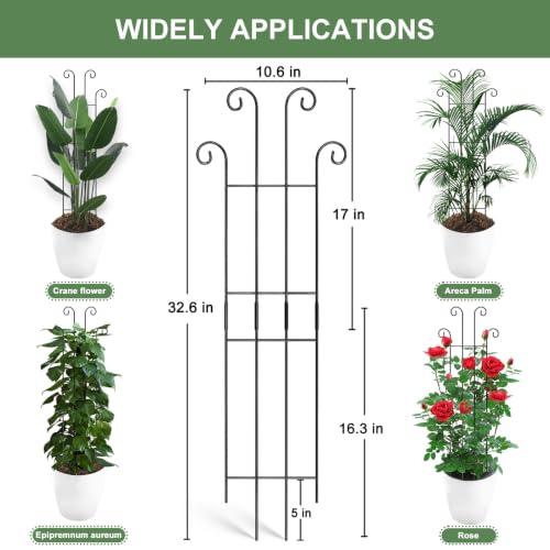 Coomin 32.6in Monstera Plant Support, Plant Trellis Indoor 2P - size: 32.6in/2p
