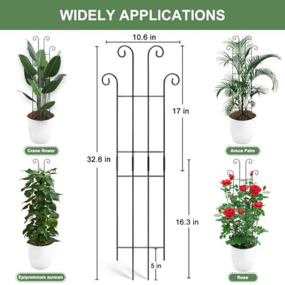 Coomin 32.6in Monstera Plant Support, Plant Trellis Indoor 4P - size: 32.6in/4p
