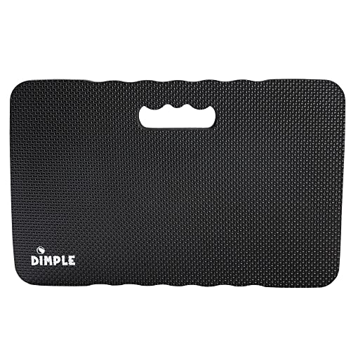 Dimple Kneeling Pad, High Density Thick Foam Comfort Kneeling Mats - color: Black, size: Single