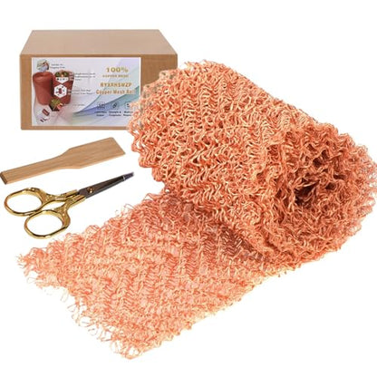 Copper Mesh Rodent Control 4" x 50 in Copper Wool for Slugs Mice Pest Snail - size: 4 inx50 in