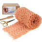 Copper Mesh Rodent Control 4" x 50 in Copper Wool for Slugs Mice Pest Snail - size: 4 inx50 in