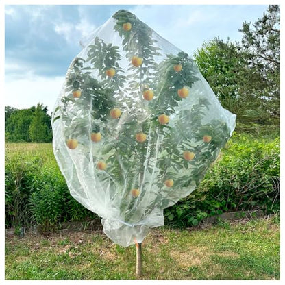 4Pcs Insect Bird Barrier Mesh, 7.9 x 5.9 FT Garden Netting Barrier - size: 7.9 x 5.9 FT x 4Pcs