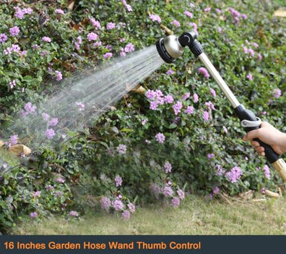 ESOW Watering Wand for Garden, 16 Inch, 9 Patterns, 180° Swivel