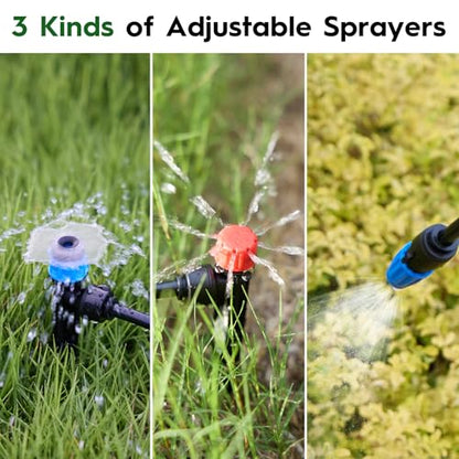 200FT Quick-Connect Drip Irrigation System - size: 200 FT