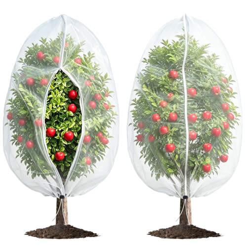 Bird Netting for Garden Protection, 2 Pack 5.9Ft x 3.93Ft Garden Netting - size: 2 Pack 5.9Ft x 3.93Ft