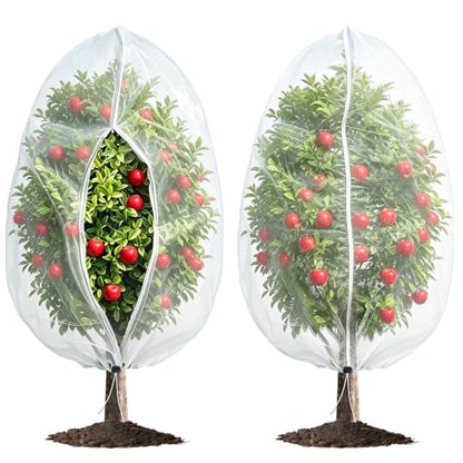 Bird Netting for Garden Protection, 2 Pack 5.9Ft x 3.93Ft Garden Netting - size: 2 Pack 5.9Ft x 3.93Ft