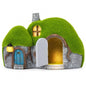 Solar Garden Outdoor Fairy House Statue 10.05-In Lawn Yard Porch Ornament - color: Fairy House - new